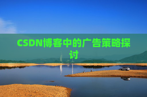 CSDN博客中的广告策略探讨